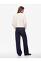 Slim Fit Long Sleeve Appliqué Detailed Crew Neck Jeweled Button Textured Cardigan - 5