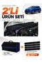 Renault Kadjar (2015-2022) Compatible Glove Box Cover + Tay Feather Trunk Bag + Sticker Set - Re024