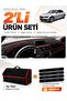 Bmw F30 (2010-2018) Compatible Dashboard Cover + Thai Feather Trunk Bag + Sticker Set - Bm005