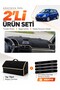 Renault Clio Symbol Airbag Compatible (2003-2006) Compatible Glove Box Cover + Tay Feather Luggage Bag Set - Re012