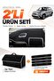 Fiat 500L (2013-2017) Compatible Glove Box Cover + Tay Feather Trunk Bag + Sticker Set - Fi001