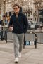 Men's Premium Comfort Zippered Smoked Winter Fleece - 4