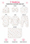7 Piece Newborn Hospital Discharge Set 100% Cotton 0-3 Months Unisex Baby Clothing Set