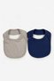 2-Pack 100% Cotton Combed Cotton, Newborn 0-6 Months Baby Boy Bib - 2