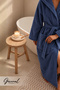 Climate |   Boxed Premium Hooded 100% Cotton Bathrobe |   Women's Bathrobe |   Men's Bathrobe |   Bathroom |   Home Textiles |   Dowry |   Plus Size - 5