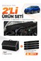 Renault Kadjar (2015-2022) Compatible Dashboard Cover + Leather Trunk Bag + Sticker Set - Re024