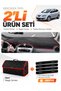 Seat Altea (2010-2015) Compatible Glove Box Cover + Leather Trunk Bag + Sticker Set - Se001