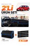 Honda Civic Ef (1988-1991) Compatible Dashboard Cover + Leather Trunk Bag + Sticker Set - Ho004