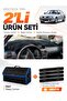 Mitsubishi Carisma Large Screen (1997-2003) Compatible Glove Box Cover + Leather Trunk Bag Set - Mi004