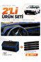 Fiat Uno 60,70 (1983-1995) Compatible Dashboard Cover + Leather Trunk Bag + Sticker Set - Fi019
