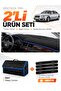 Audi A6 (1997-2004) Compatible Torpedo Cover + Leather Luggage Bag + Sticker Set - Au003
