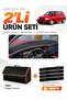 Volkswagen Golf 3 (1991-1997) Compatible Glove Box Cover + Leather Trunk Bag + Sticker Set - Vw008