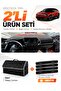 Citroen C4 Without Display (2020-2026) Compatible Dashboard Cover + Leather Trunk Bag + Sticker Set - Ci001