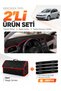 Volkswagen Golf 6 (2008-2012) Compatible Glove Box Cover + Leather Trunk Bag + Sticker Set - Vw011