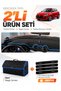 Dashboard Cover + Leather Luggage Bag + Sticker Set Compatible with Suzuki Swi̇ft (2017-2020) - Sz003
