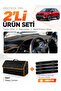 Opel Crossland (2020-2024) Compatible Dashboard Cover + Leather Trunk Bag + Sticker Set - Op022