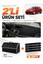 Renault Megane 3 Li̇f Ekran (2008-2015) Compatible Torpedo Cover + Leather Luggage Bag Set - Re023