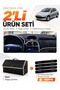 Peugeot 206 Large Screen (1998-2009) Compatible Glove Box Cover + Leather Trunk Bag Set - Pe002