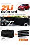 Ford Fi̇esta (2008-2017) Compatible Dashboard Cover + Leather Trunk Bag + Sticker Set - Fo008