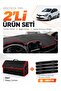 Renault Clio 4 (2012-2019) Compatible Dashboard Cover + Leather Trunk Bag + Sticker Set - Re018