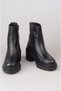 Seç V2754 Genuine Leather Women's Heel Boots (Heel Height: 7 cm) Black - 3