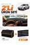 Porsche Cayenne (2002-2010) Compatible Dashboard Cover + Leather Trunk Bag + Sticker Set - Po001