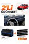 Suzuki Swi̇ft (1988-1994) Compatible Glove Box Cover + Leather Trunk Bag + Sticker Set - Sz002