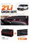 Ford Transit (2001-2006) Compatible Torpedo Cover + Leather Luggage Bag + Sticker Set - Fo028