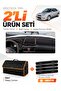 Subaru Impreza (1998-2000) Compatible Glove Box Cover + Leather Trunk Bag + Sticker Set - Su004