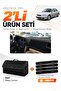 Subaru Legacy (1998-2003) Compatible Glove Box Cover + Leather Trunk Bag + Sticker Set - Su006