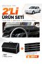 Hyundai Accent Egg Cargo (1993-1999) Compatible Glove Box Cover + Leather Trunk Bag Set - Hu008