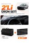 Bmw E34 (1988-1996) Compatible Without Airbags Glove Box Cover + Leather Trunk Bag + Sticker Set - Bm011
