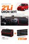 Ford Courier (2013-2020) Screenless Compatible Glove Box Cover + Leather Trunk Bag + Sticker Set - Fo004