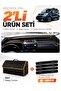 Fi̇at Fi̇ori̇no (2007-2026) Compatible Glove Box Cover + Leather Trunk Bag + Sticker Set - Fi013