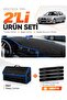 Bmw E46 (1997-2006) Compatible Dashboard Cover + Leather Trunk Bag + Sticker Set - Bm002