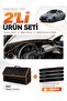 Mercedes W205 C-Class (2018-2021) Compatible Dashboard Cover + Leather Trunk Bag + Sticker Set - Mb007