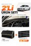 Dashboard Cover + Leather Trunk Bag + Sticker Set Compatible with Skoda Super-B (2015-2021) - Sk012