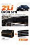 Mercedes W210 E200 (1995-2002) Compatible Glove Box Cover + Leather Trunk Bag + Sticker Set - Mb012