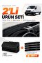 Mercedes Spri̇nter W906 (2006-2014) Compatible Dashboard Cover + Leather Trunk Bag + Sticker Set - Mb020