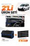 Peugeot Bi̇pper Fully Closed (2007-2020) Compatible Torpedo Cover + Leather Trunk Bag Set - Pe019