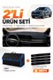 Kia Sportage (2025-Later) Compatible Torpedo Cover + Leather Trunk Bag + Sticker Set - Ki026