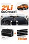 Chevrolet Capti̇va (2008-2011) Compatible Dashboard Cover + Leather Trunk Bag + Sticker Set - Ch007