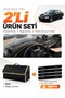 Honda Civic (1996-1998) Compatible Torpedo Cover + Leather Trunk Bag + Sticker Set - Ho006