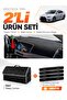 Mitsubishi Lancer (2007-2015) Compatible Torpedo Cover + Leather Trunk Bag + Sticker Set - Mi014