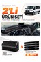 Ford Transit Covered (2013-2018) Compatible Glove Box Cover + Leather Luggage Bag + Sticker Set - Fo031