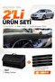 Hyundai Genesis (2008-2014) Compatible Glove Box Cover + Leather Trunk Bag + Sticker Set - Hu020