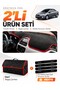 Fiat Linea Urban (2015-2021) Compatible Dashboard Cover + Leather Trunk Bag + Sticker Set - Fi014
