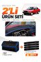 Volkswagen Jetta (1991-1997) Compatible Dashboard Cover + Leather Trunk Bag + Sticker Set - Vw008