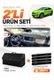 Kia X-Ceed (2020-2025) Compatible Torpedo Cover + Leather Luggage Bag + Sticker Set - Ki005