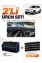 Jeep Grand Cherokee (2014-2020) Compatible Dashboard Cover + Leather Trunk Bag + Sticker Set - Je002